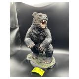 LARGE STANDING GRIZZLY BEAR SCULPTURE, APPROXIMATE
