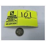 1858 SEATED LIBERTY QUARTER