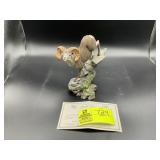 THE DANBURY MINT STONE SHEEP RAM SCULPTURE BY NICK