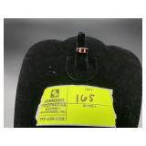 APPEARS TO BE MARKED14K YELLOW GOLD GARNET AND DIA