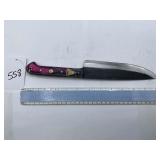 XROSSROADS CUTLERY FIXED BLADE STEEL KITCHEN STYLE