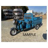 SDLANCH Unused IRET13 Electric Tricycle with Dump