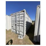 One trip 40ft Shipping container with 4 side doors