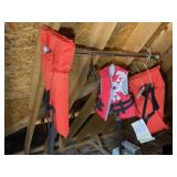 GROUP OF LIFE JACKETS