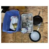 MISC GROUP INCLUDING, LODGE CAST IRON SKILLET, FRY