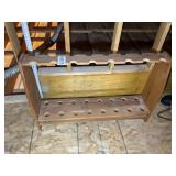 WOODEN RACK, 41 IN LOND X 28 IN TALL