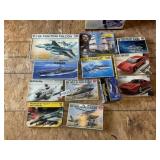 GROUP OF MODEL AIR PLANES, BOATS, CARS