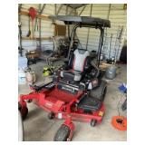 TORO Z MASTER 2000 ZERO TURN MOWER WITH 60 INCH DE