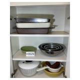 CONTENTS OF CABINET INCLUDING COLLINDER, MIXING BO