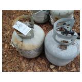 PAIR OF 20 LB PROPANE TANKS