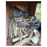 REMAINING CONTENTS IN RIGHT STALL OF OUTSIDE BUILD