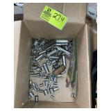 GROUP OF 3/8 IN AND 1/4 IN SOCKETS