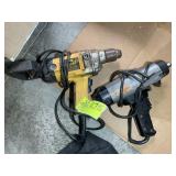 DEWALT DW130 1/2 IN DRILL AND CRAFTSMAN 1/2 IN IMP