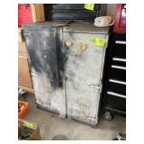 HOMEMADE TOOL CABINET WITH DRAWERS, 33 IN X 30 IN