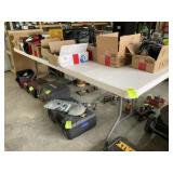 8 FT FOLDING TABLE, PLASTIC TOP