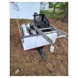 43 IN X 47 IN PULL BEHIND TRAILER WITH CONTENTS, C