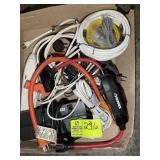 GROUP OF EXTENSION CORDS, POWER STRIPS, SPLITTERS