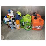 GROUP OF CLEANING PRODUCTS AND HAND CLEANER, NOT A