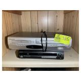 AUDIO VOX DVD PLAYER AND EMERSON VHS/DVD COMBO