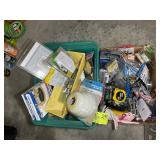GROUP OF HOME REPAIR ITEMS, LIGHT SWITCHES, RECEPT