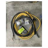 DROP CORD AND APPROX 6 FT OF 10/4 POWER CORD AND T