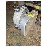 PAIR OF BOX FANS