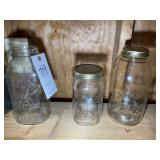 GROUP OF ATLAS CANNING JARS