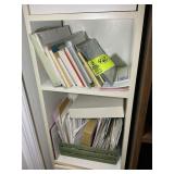 BOTTOM TWO SHELVES OF MISC GREETING CARDS