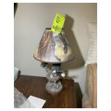 BRADFORD EXCHANGE TREE TOP MAJESTY TABLE TOP LAMP,