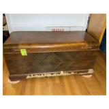 LANE CEDAR CHEST, LOCK HAS BEEN REMOVED, NEEDS REF