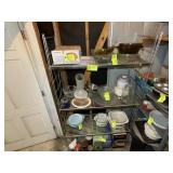 METAL SHELF, 42 IN X 18 IN X 75 IN, NO CONTENTS
