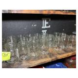 GROUP OF PINT CANNING JARS