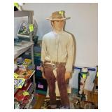 RAW HIDE NO 331 ROWDY YATES, CARDBOARD CUT OUT