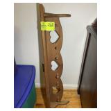 WOODEN WALL SHELF, 36 IN LONG