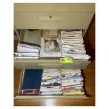 BOTTOM TWO DRAWER OF ASSORTED SEWING PATTERNS