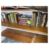 SHELF WITH ASSORTED BOOKS, MISC TITLES AND AUTHORS