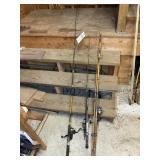 GROUP OF 3 SALT WATER FISHING POLES