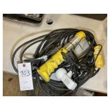 WORK LIGHT AND EXTENSION CORD