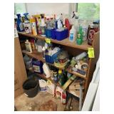 WOODEN SHELF, 66 IN X 12 IN X 48 IN, NO CONTENTS