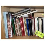 THIRD SHELF OF COOK BOOKS