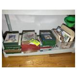 SHELF WITH ASSORTED CHRISTMAS CARDS