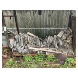 FIREWOOD IN BACK YARD