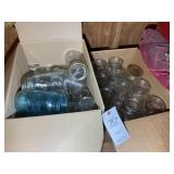 TWO BOXES OF CANNING JARS
