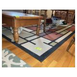 LARGE AREA RUG, 94 IN X 144 IN