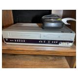 MAGNAVOX DVD/VCR MWR20V6 AND VHS TAPE REWINDER