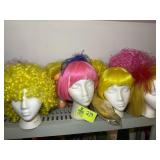 GROUP OF ASSORTED WIGS