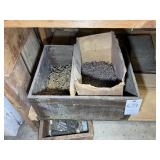 LARGE WOODEN BOX WITH NAILS