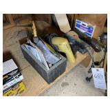 GROUP OF MISC POWER TOOLS, DRILL SANDERS, STAPLER,