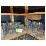 GROUP OF CANNING JARS