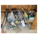 GROUP OF SCRAP METAL, MOTOR, ALTERNATOR